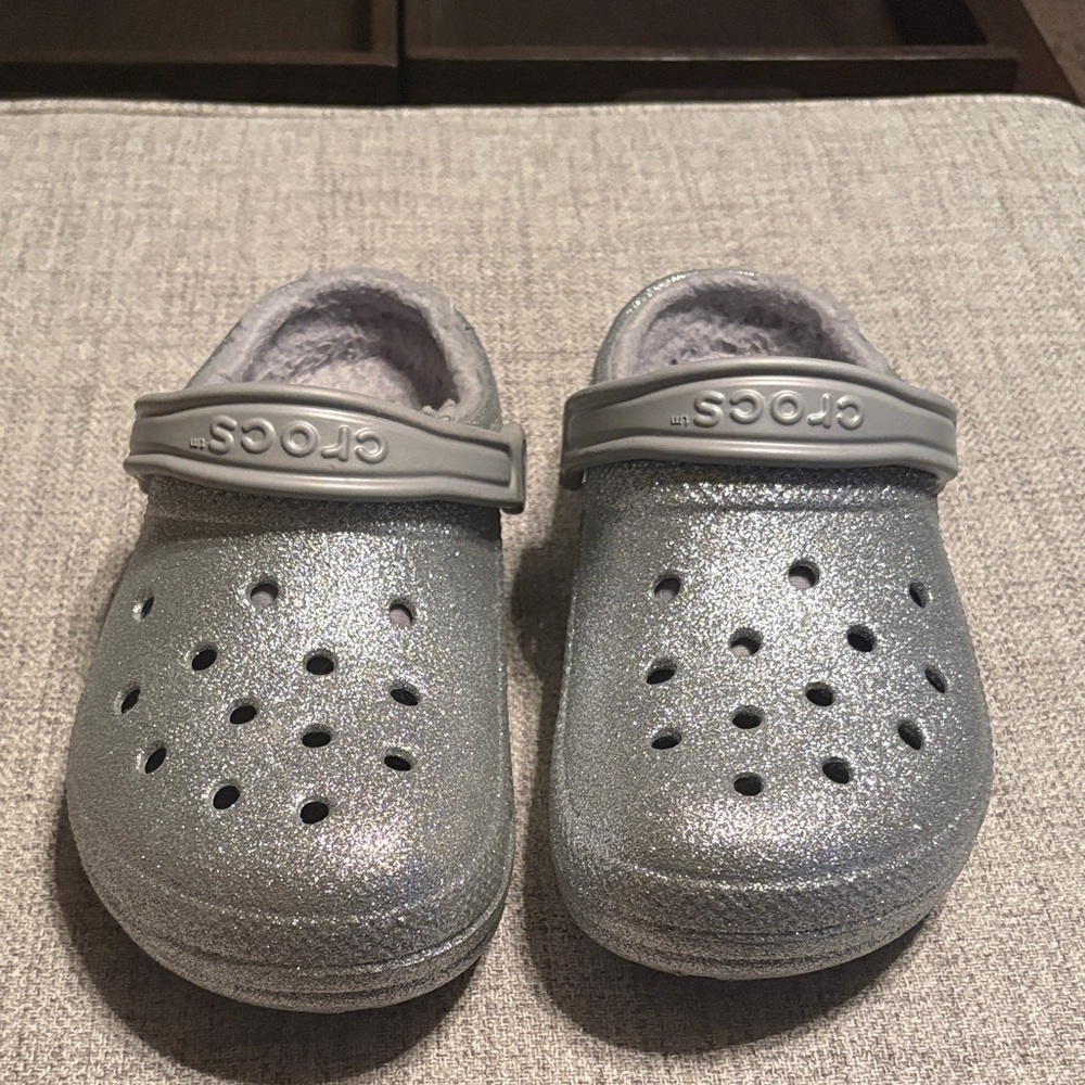 Crocs Silver Clogs